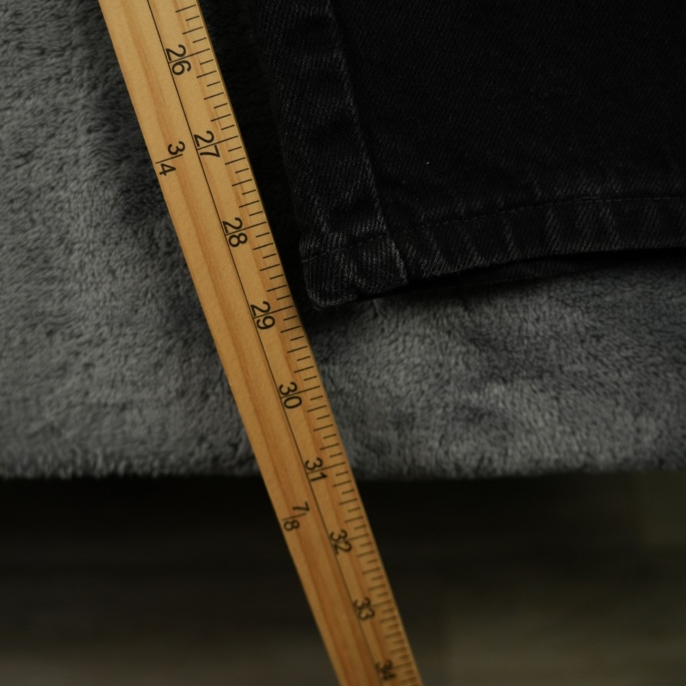 Vintage Wrangler Jeans Mens 40x29 Black Straight Leg Denim Made in USA Y2K - Picture 8 of 9